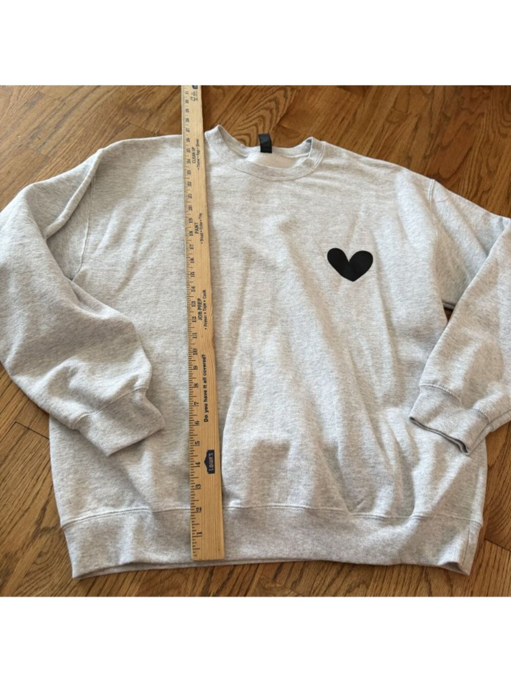 Gilden Womens Gray Sweatshirt Large Something Wonderful - Picture 3 of 8